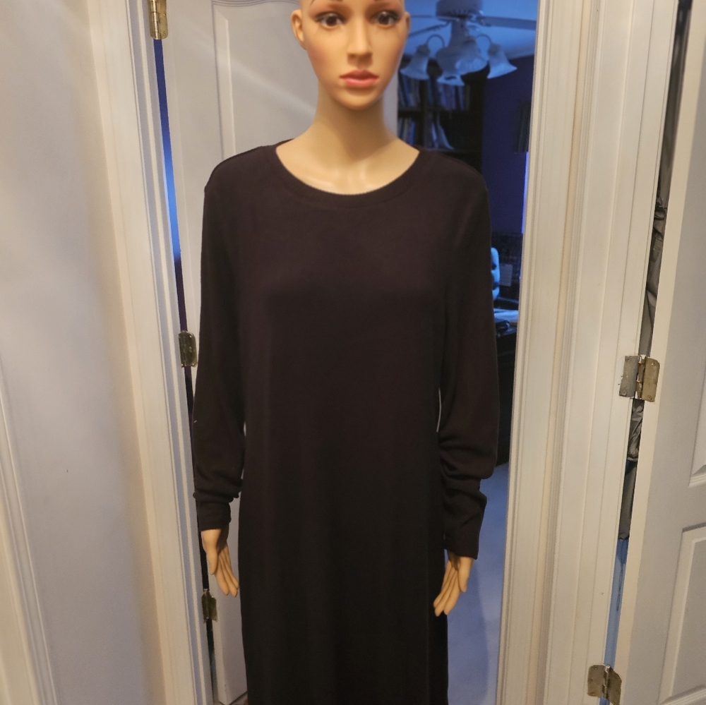 Woman Black Tunic Dress